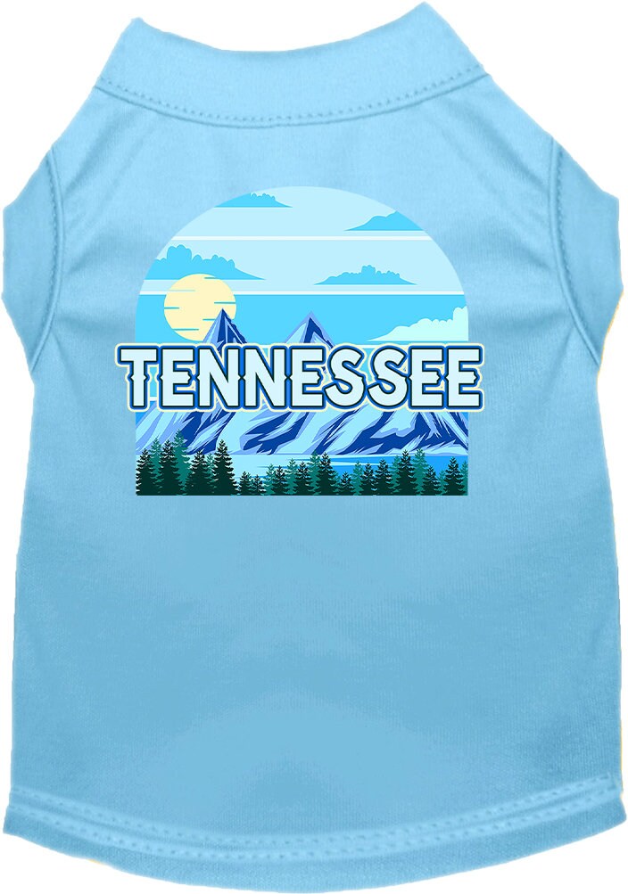 Pet Dog & Cat Screen Printed Shirt for Small to Medium Pets (Sizes XS-XL), "Tennessee Trailblazer"