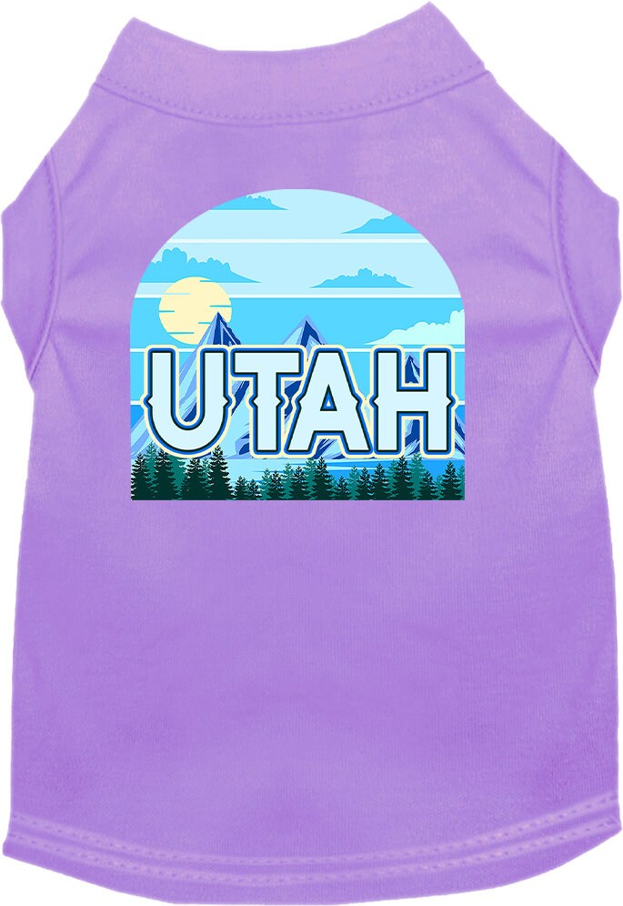 Pet Dog & Cat Screen Printed Shirt for Medium to Large Pets (Sizes 2XL-6XL), "Utah Trailblazer"