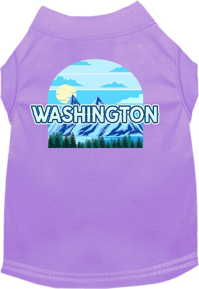 Pet Dog & Cat Screen Printed Shirt for Small to Medium Pets (Sizes XS-XL), "Washington Trailblazer"