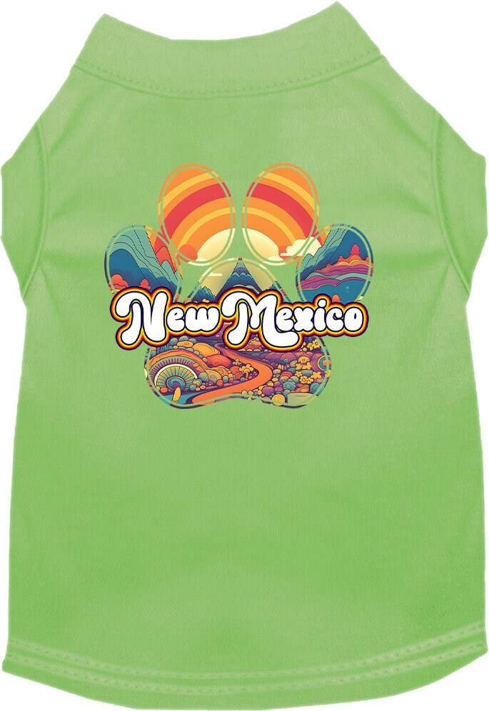 Pet Dog & Cat Screen Printed Shirt for Small to Medium Pets (Sizes XS-XL), "New Mexico Groovy Summit"