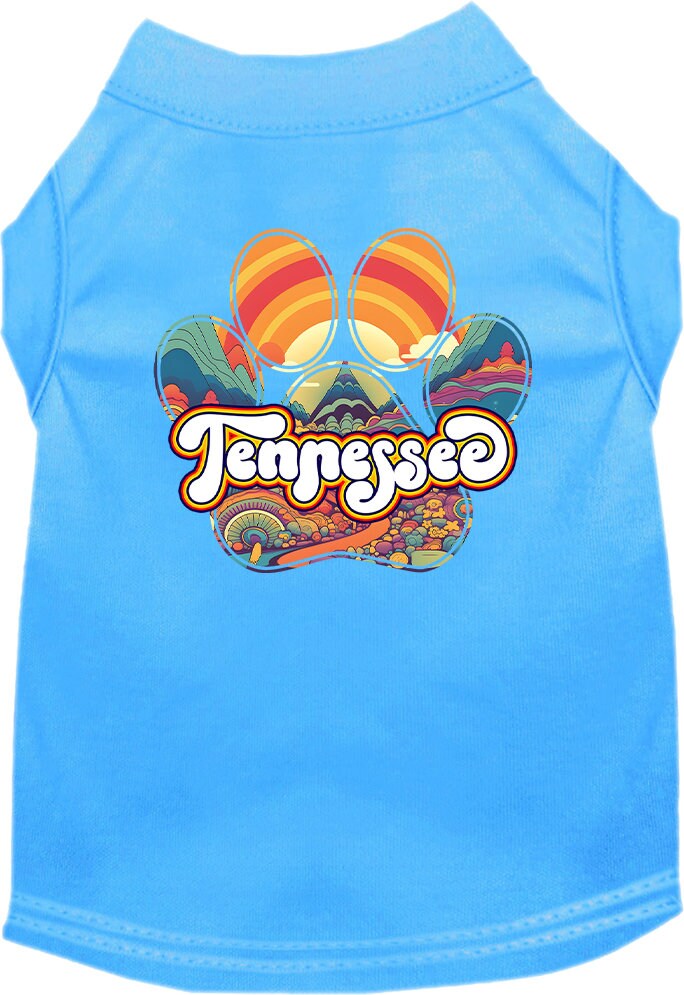 Pet Dog & Cat Screen Printed Shirt for Medium to Large Pets (Sizes 2XL-6XL), "Tennessee Groovy Summit"