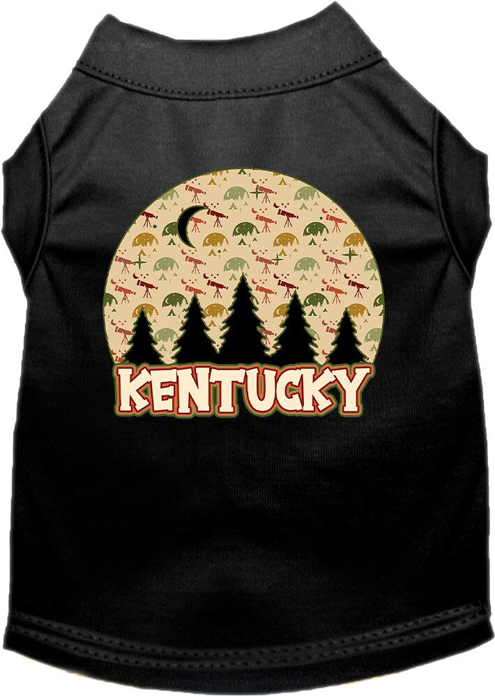 Pet Dog & Cat Screen Printed Shirt for Medium to Large Pets (Sizes 2XL-6XL), "Kentucky Under The Stars"