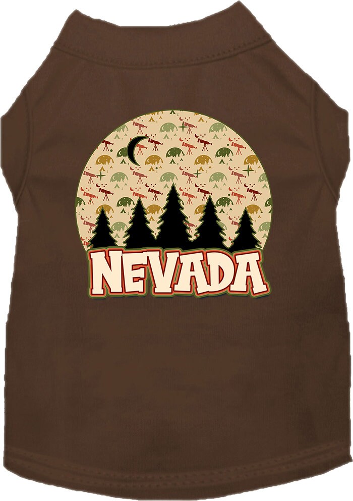 Pet Dog & Cat Screen Printed Shirt for Small to Medium Pets (Sizes XS-XL), "Nevada Under The Stars"