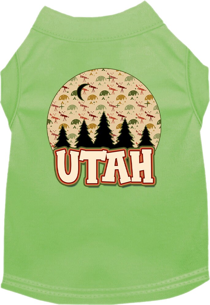 Pet Dog & Cat Screen Printed Shirt for Medium to Large Pets (Sizes 2XL-6XL), "Utah Under The Stars"