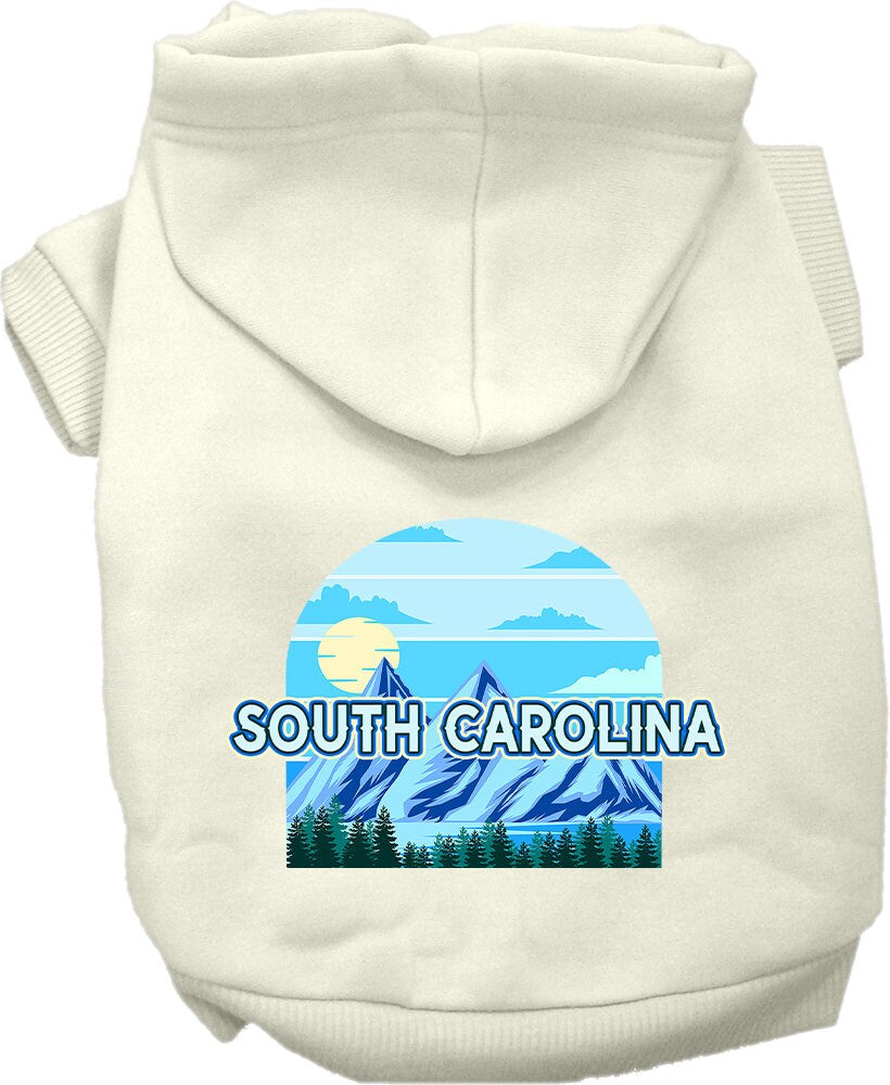 Pet Dog & Cat Screen Printed Hoodie for Small to Medium Pets (Sizes XS-XL), "South Carolina Trailblazer"