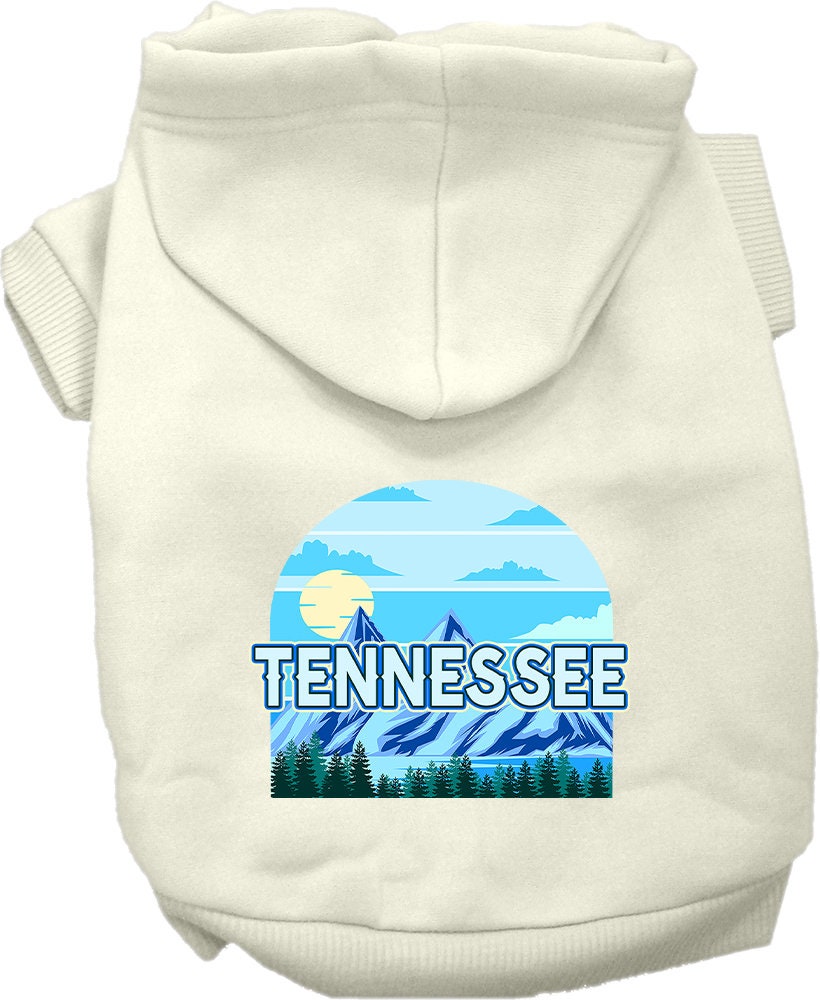 Pet Dog & Cat Screen Printed Hoodie for Small to Medium Pets (Sizes XS-XL), "Tennessee Trailblazer"