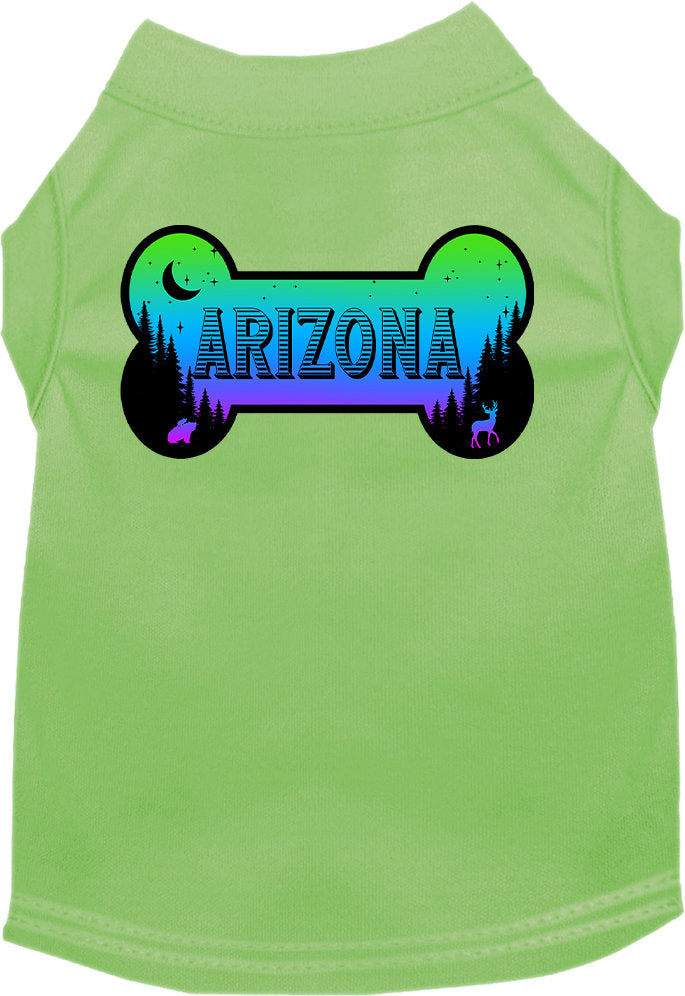 Pet Dog & Cat Screen Printed Shirt for Small to Medium Pets (Sizes XS-XL), "Arizona Mountain Shades"