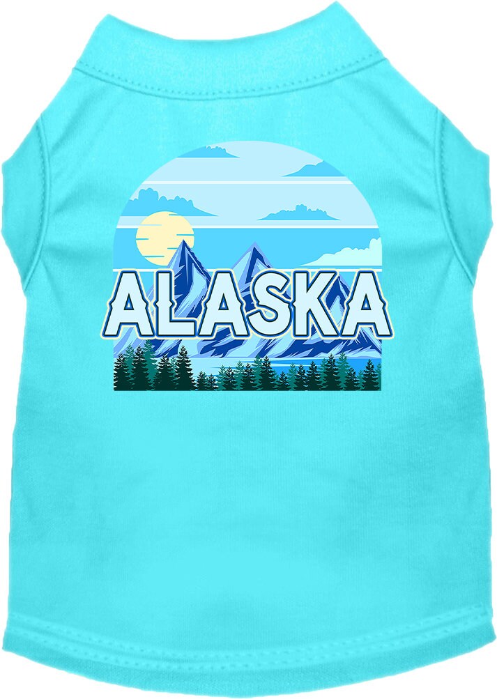 Pet Dog & Cat Screen Printed Shirt for Small to Medium Pets (Sizes XS-XL), "Alaska Trailblazer"