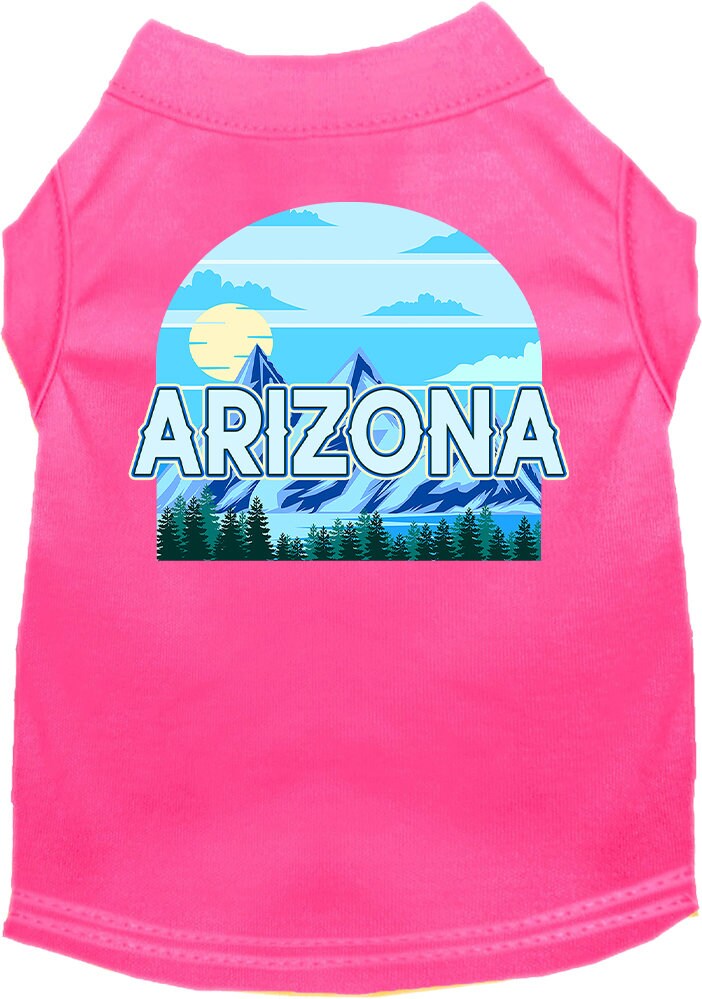 Pet Dog & Cat Screen Printed Shirt for Small to Medium Pets (Sizes XS-XL), "Arizona Trailblazer"