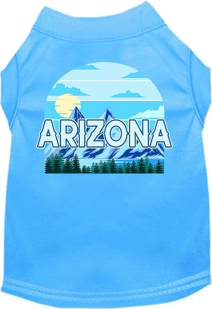 Pet Dog & Cat Screen Printed Shirt for Small to Medium Pets (Sizes XS-XL), "Arizona Trailblazer"