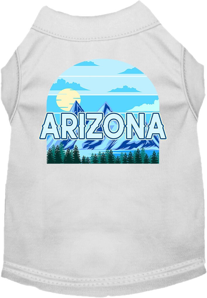 Pet Dog & Cat Screen Printed Shirt for Small to Medium Pets (Sizes XS-XL), "Arizona Trailblazer"