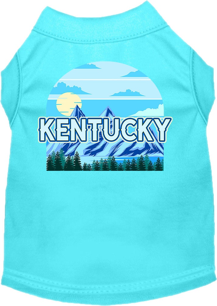 Pet Dog & Cat Screen Printed Shirt for Medium to Large Pets (Sizes 2XL-6XL), "Kentucky Trailblazer"