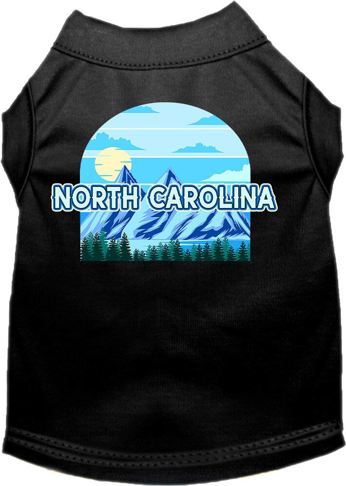 Pet Dog & Cat Screen Printed Shirt for Small to Medium Pets (Sizes XS-XL), "North Carolina Trailblazer"