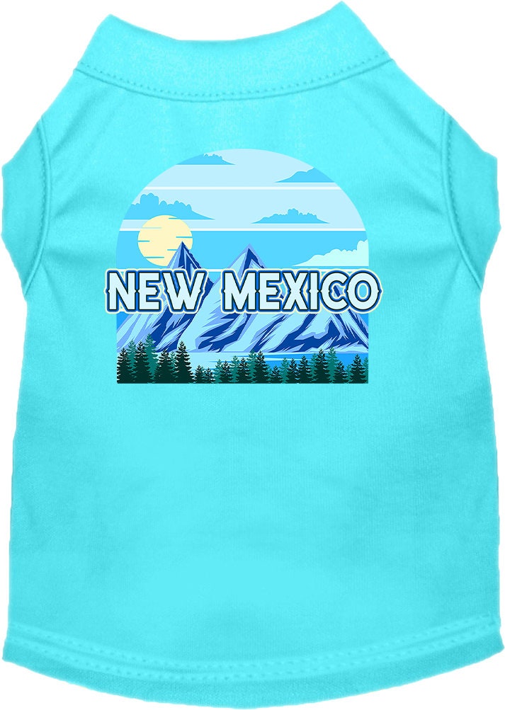 Pet Dog & Cat Screen Printed Shirt for Small to Medium Pets (Sizes XS-XL), "New Mexico Trailblazer"