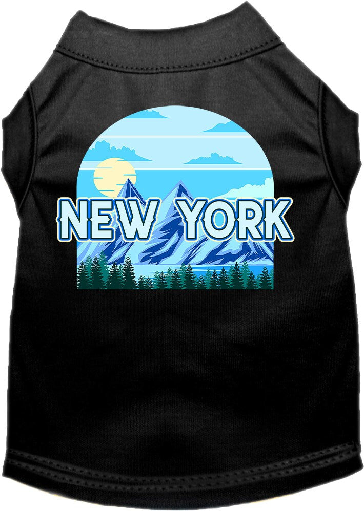 Pet Dog & Cat Screen Printed Shirt for Medium to Large Pets (Sizes 2XL-6XL), "New York Trailblazer"