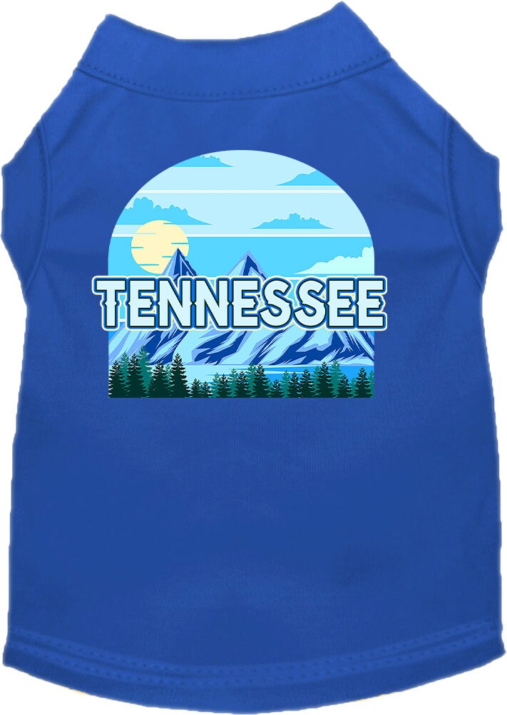 Pet Dog & Cat Screen Printed Shirt for Small to Medium Pets (Sizes XS-XL), "Tennessee Trailblazer"