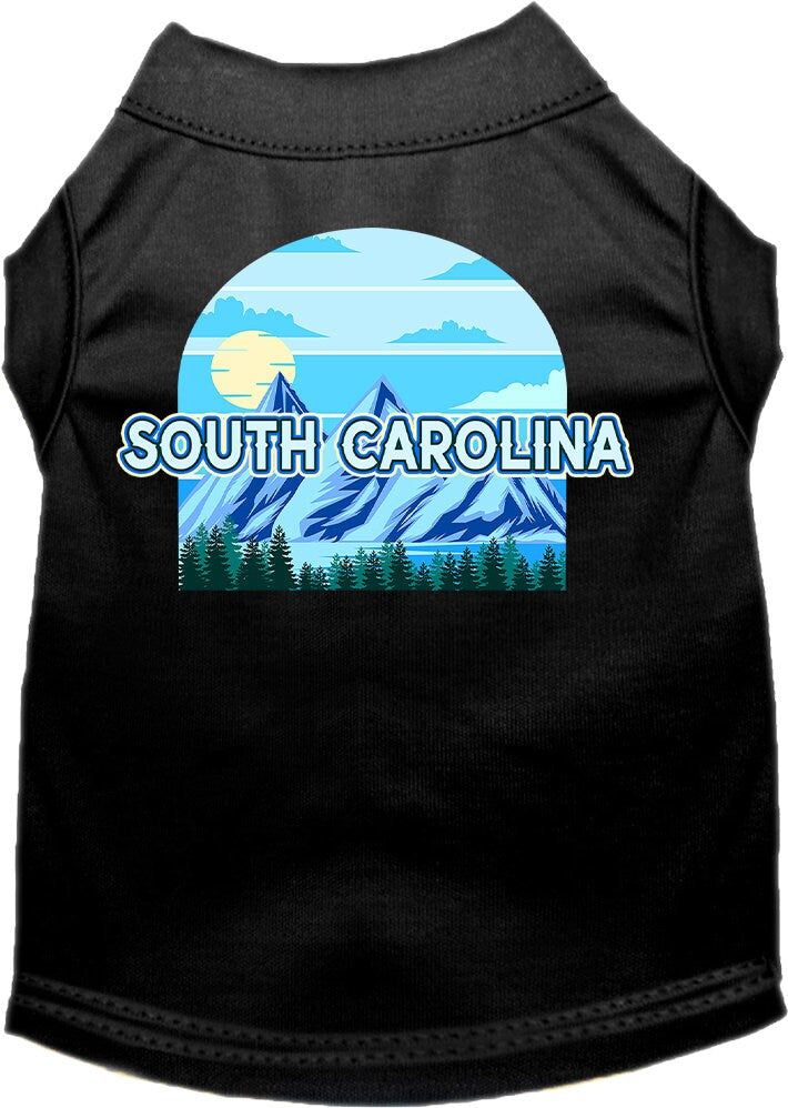 Pet Dog & Cat Screen Printed Shirt for Small to Medium Pets (Sizes XS-XL), "South Carolina Trailblazer"