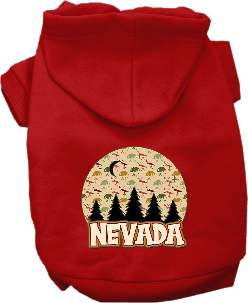 Pet Dog & Cat Screen Printed Hoodie for Small to Medium Pets (Sizes XS-XL), "Nevada Under The Stars"