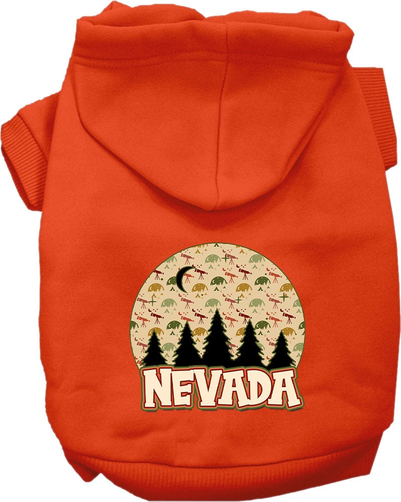 Pet Dog & Cat Screen Printed Hoodie for Small to Medium Pets (Sizes XS-XL), "Nevada Under The Stars"