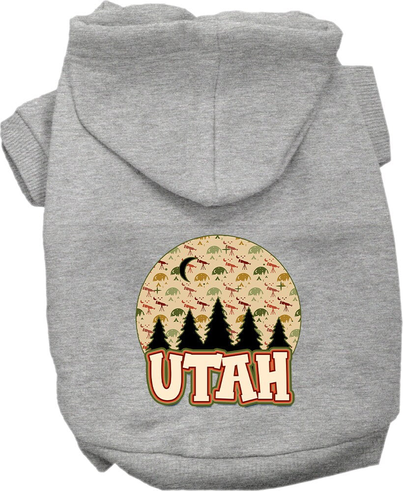 Pet Dog & Cat Screen Printed Hoodie for Small to Medium Pets (Sizes XS-XL), "Utah Under The Stars"