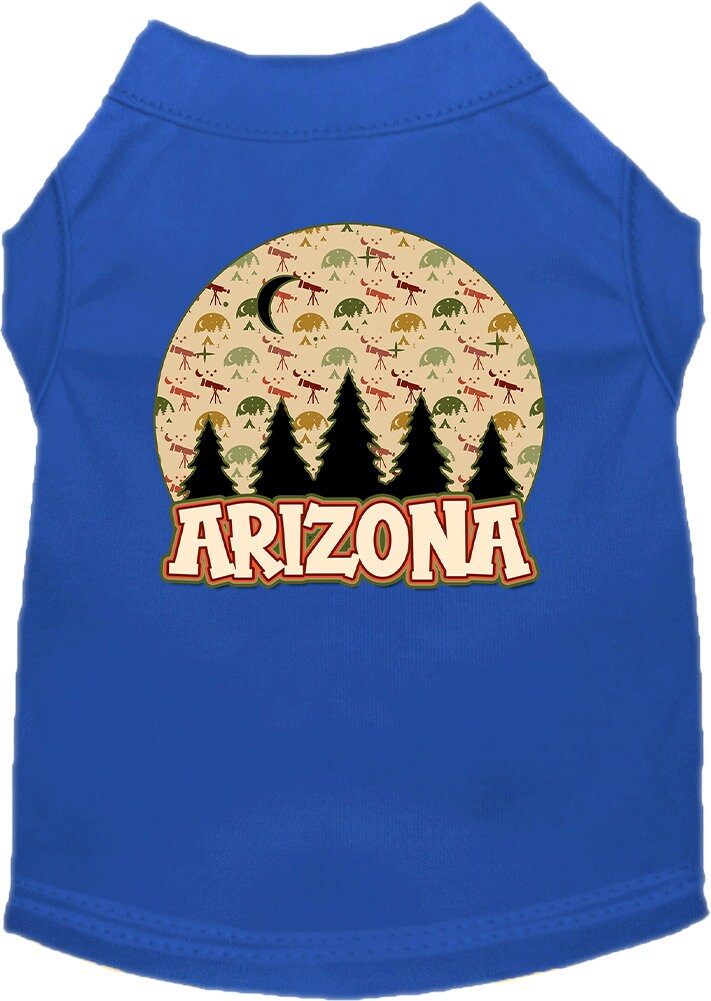 Pet Dog & Cat Screen Printed Shirt for Medium to Large Pets (Sizes 2XL-6XL), "Arizona Under The Stars"