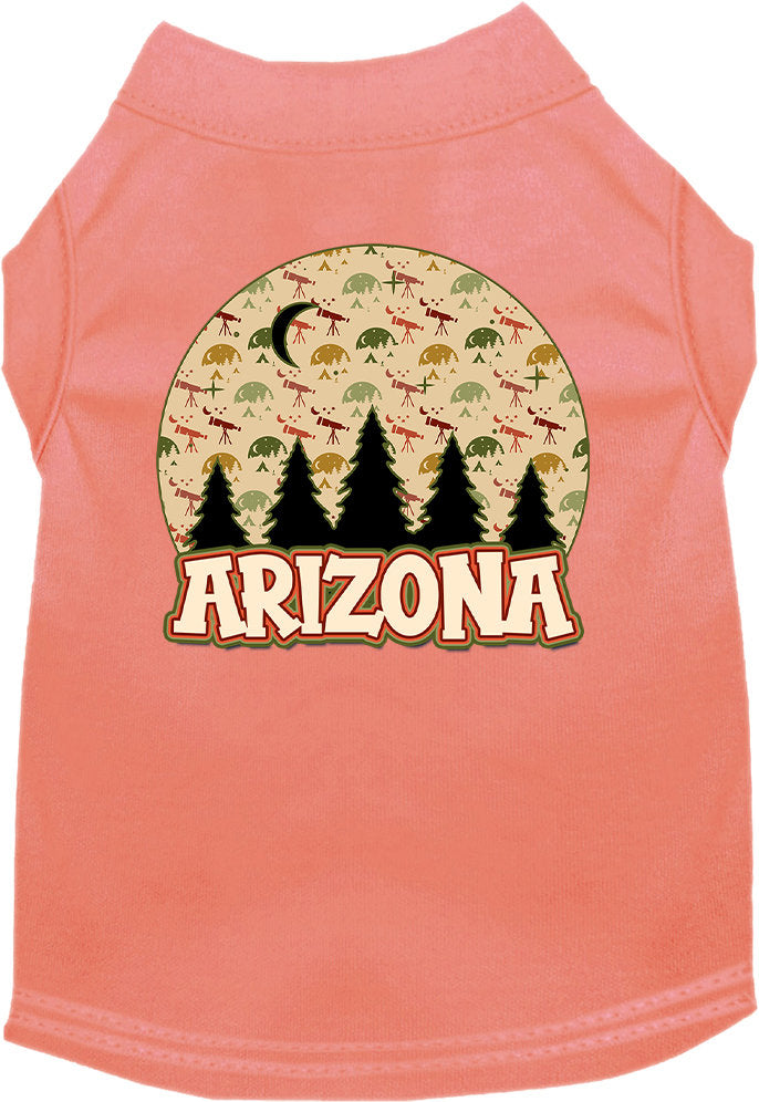 Pet Dog & Cat Screen Printed Shirt for Small to Medium Pets (Sizes XS-XL), "Arizona Under The Stars"