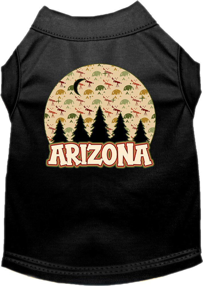 Pet Dog & Cat Screen Printed Shirt for Small to Medium Pets (Sizes XS-XL), "Arizona Under The Stars"