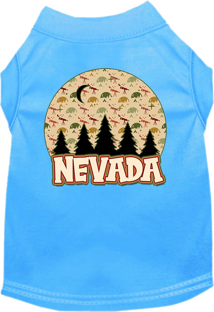 Pet Dog & Cat Screen Printed Shirt for Small to Medium Pets (Sizes XS-XL), "Nevada Under The Stars"