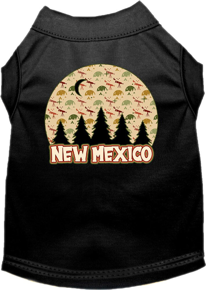 Pet Dog & Cat Screen Printed Shirt for Small to Medium Pets (Sizes XS-XL), "New Mexico Under The Stars"