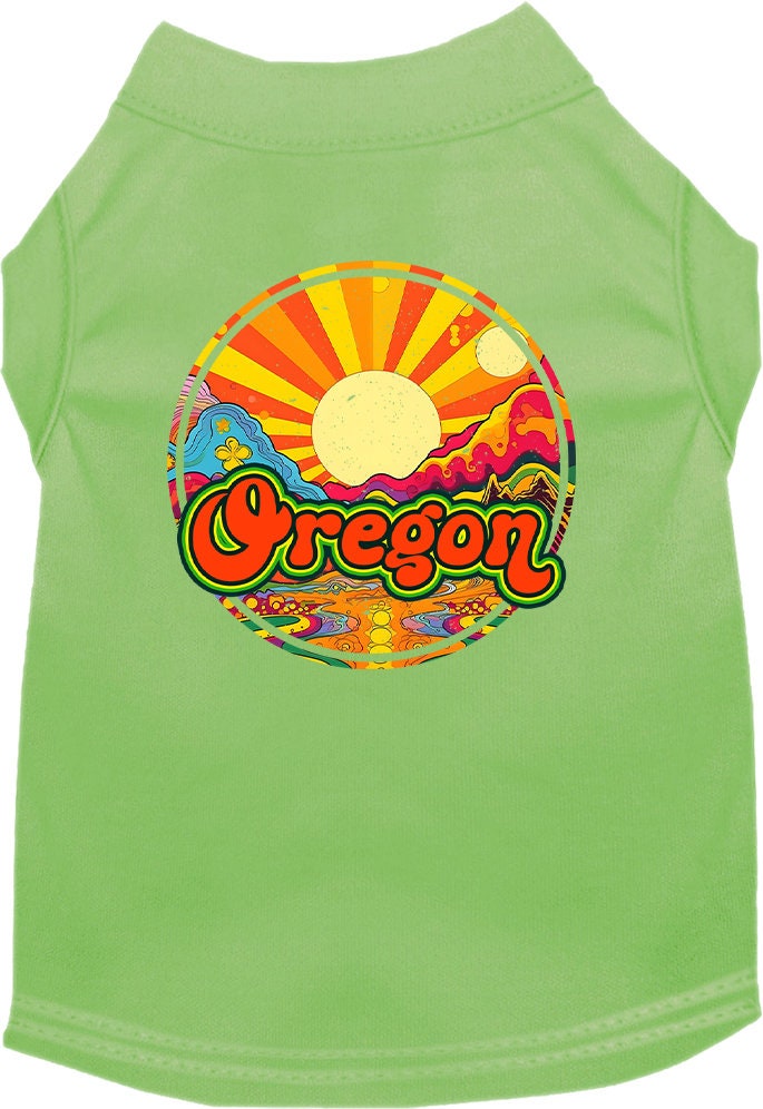 Pet Dog & Cat Screen Printed Shirt for Small to Medium Pets (Sizes XS-XL), "Oregon Mellow Mountain"