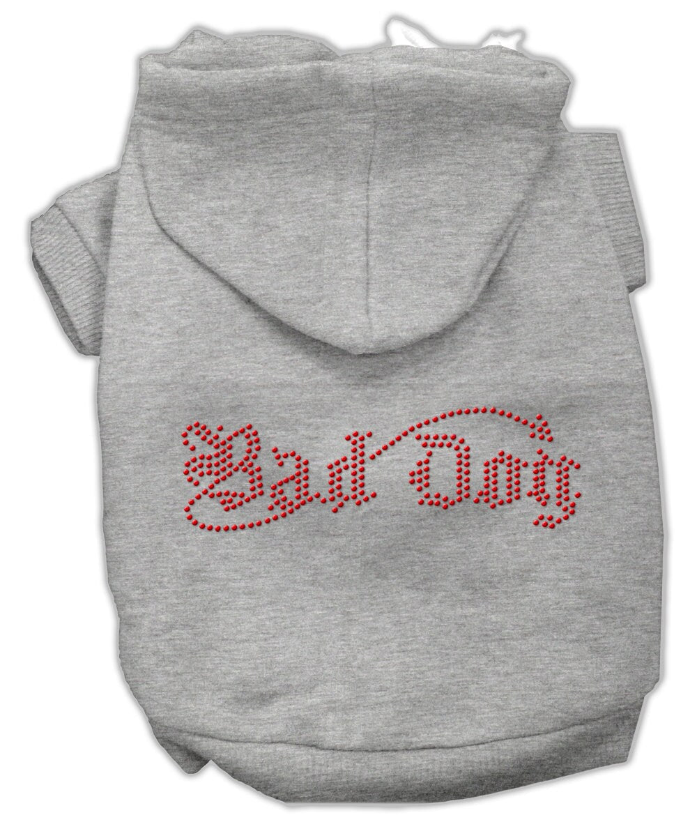 Pet, Dog & Cat Hoodie Rhinestone, "Bad Dog"