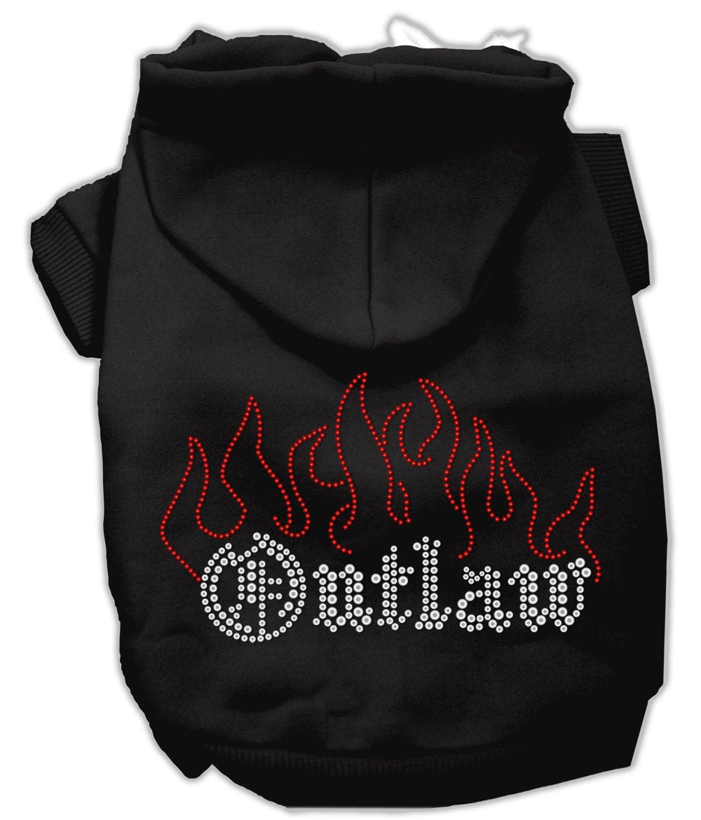 Pet, Dog & Cat Hoodie Rhinestone, "Outlaw"