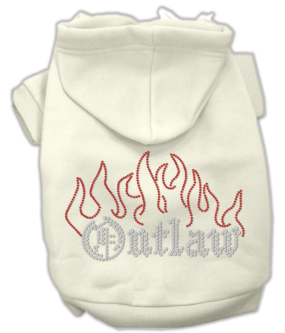 Pet, Dog & Cat Hoodie Rhinestone, "Outlaw"