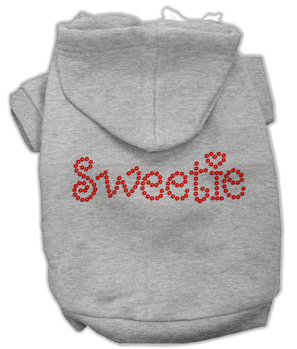 Pet, Dog & Cat Hoodie Rhinestone, "Sweetie"