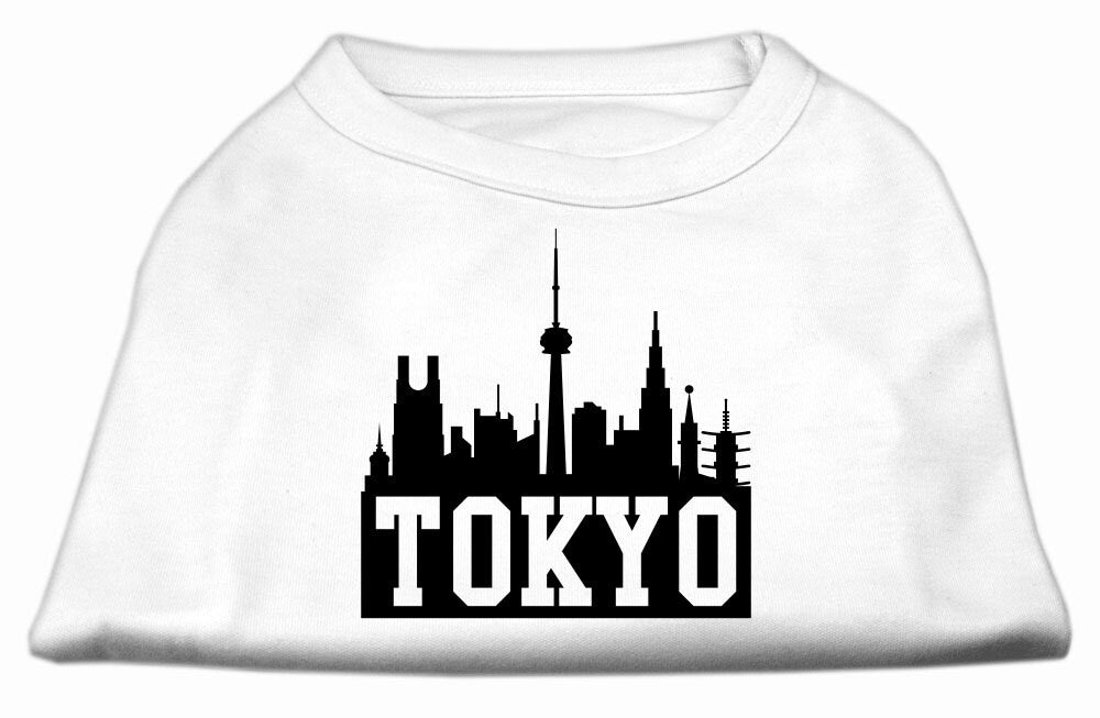 Pet Dog & Cat Shirt Screen Printed, "Tokyo Skyline"