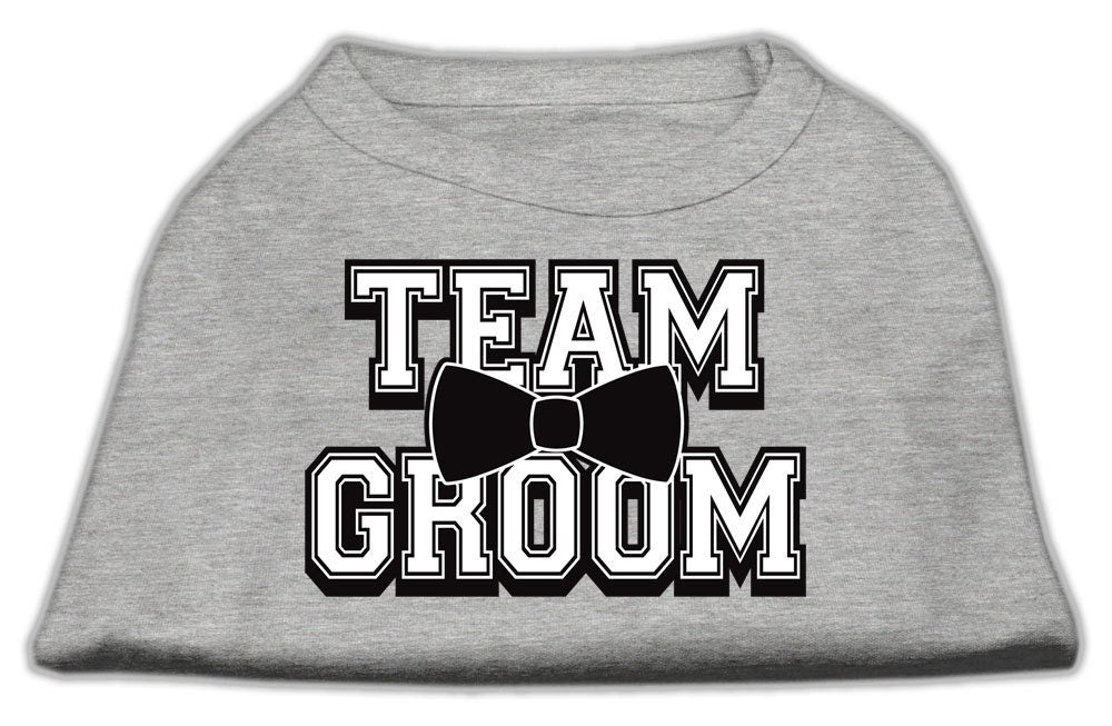 Pet Dog & Cat Shirt Screen Printed, "Team Groom"