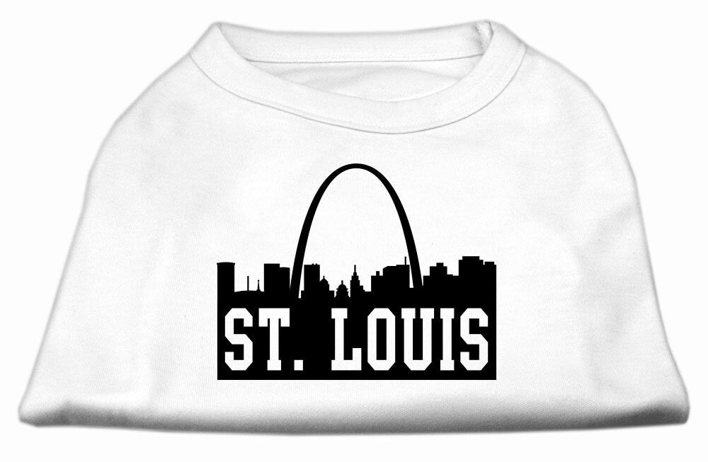 Pet Dog & Cat Shirt Screen Printed, "St. Louis Skyline"