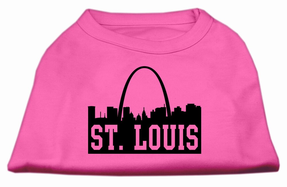 Pet Dog & Cat Shirt Screen Printed, "St. Louis Skyline"