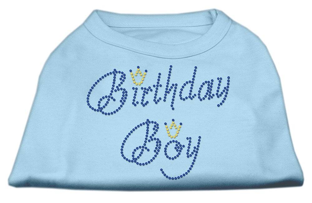 Pet Dog & Cat Shirt Rhinestone, "Birthday Boy"