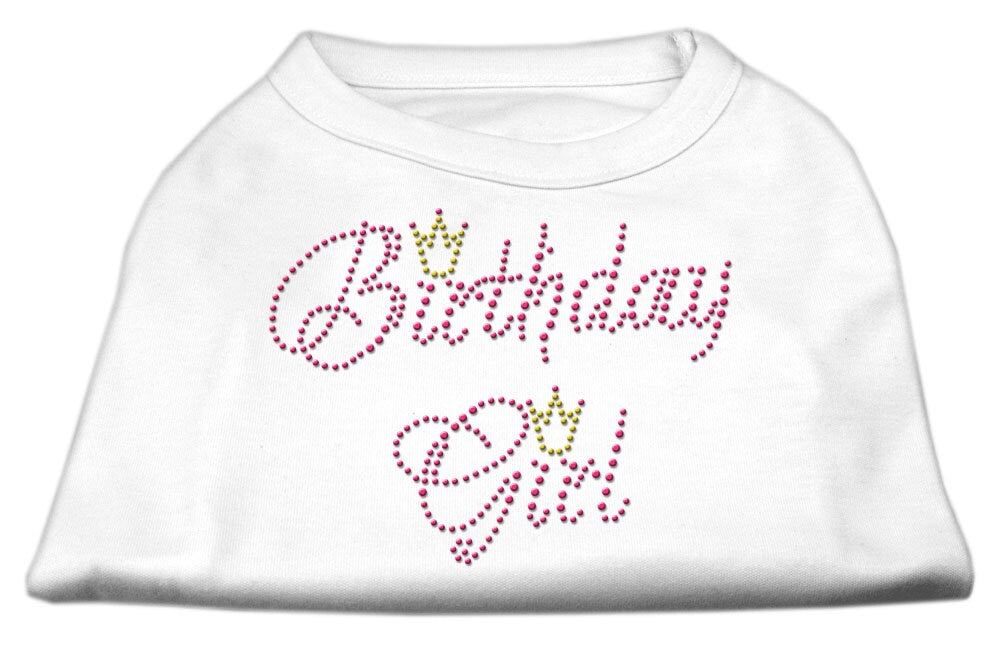 Pet Dog & Cat Shirt Rhinestone,"Birthday Girl"