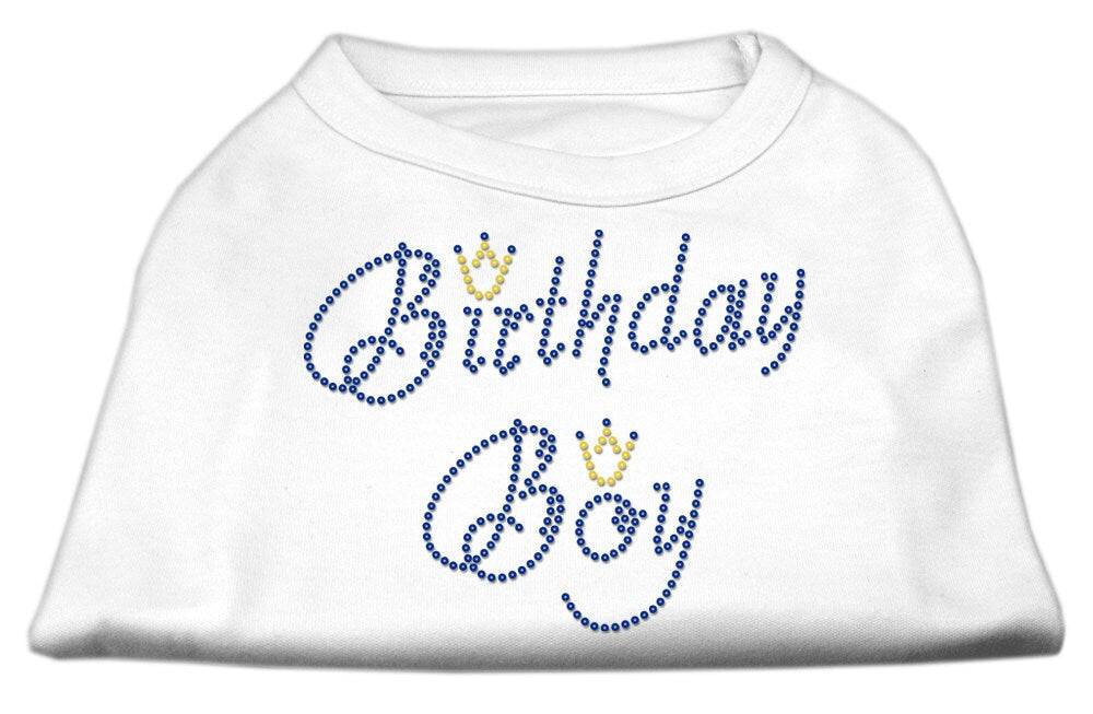 Pet Dog & Cat Shirt Rhinestone, "Birthday Boy"