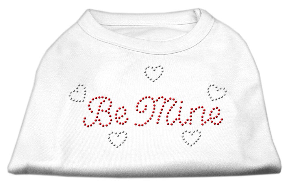 Valentine's Day Pet Dog & Cat Shirt Rhinestone, "Be Mine"