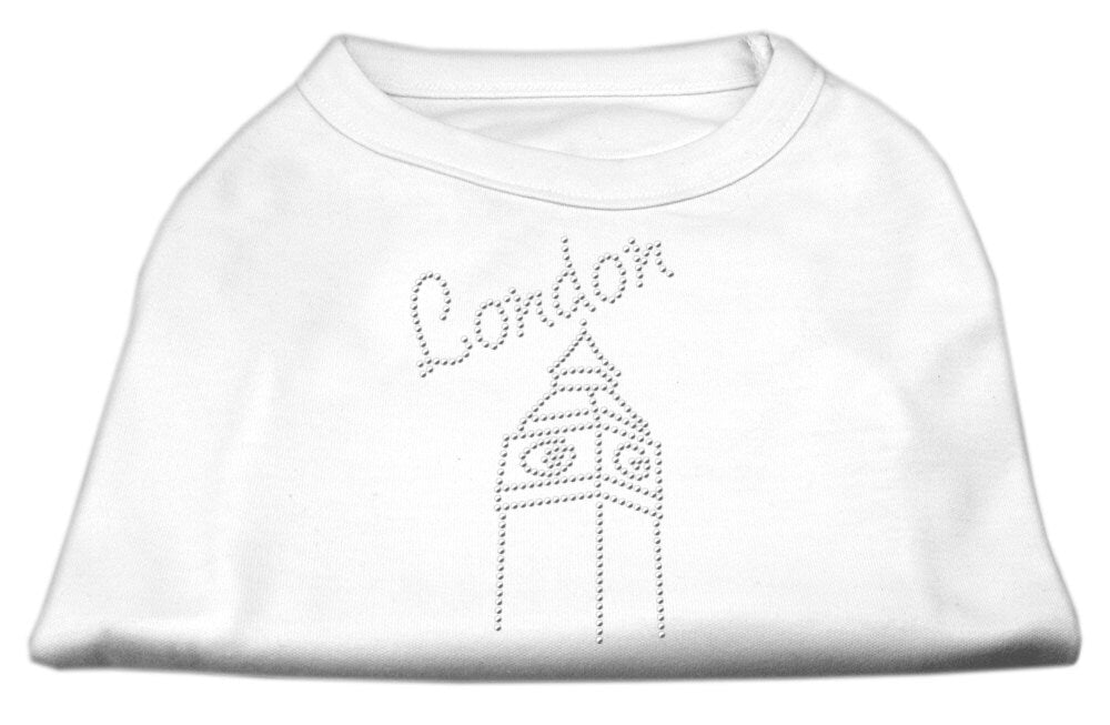 Pet Dog & Cat Shirt Rhinestone, "London"