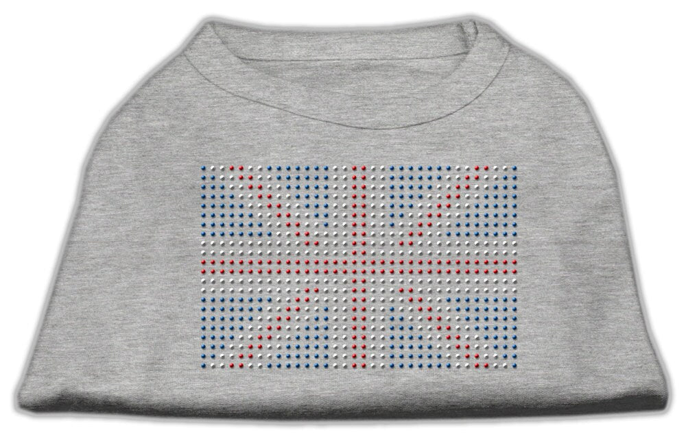 Pet Dog & Cat Shirt Rhinestone, "British Flag"