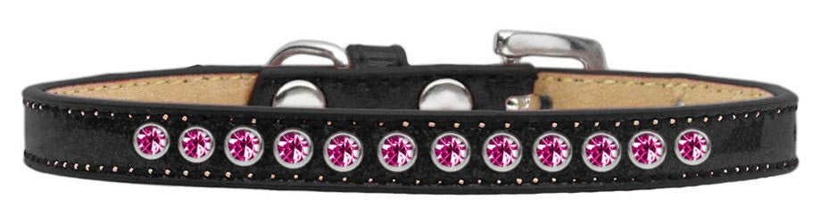 Dog, Puppy & Pet Ice Cream Collar, "Bright Pink Crystal Rimsets"